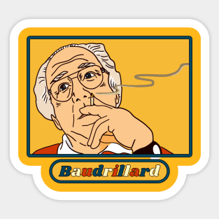 Baudrillard Sticker